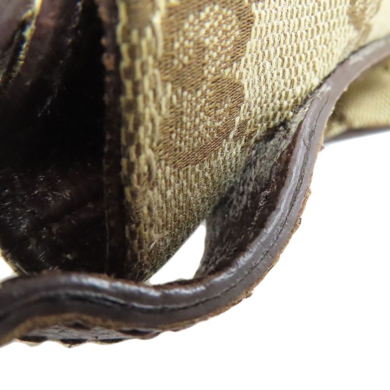 Gucci 122798 GG Shoulder Bag Canvas Women