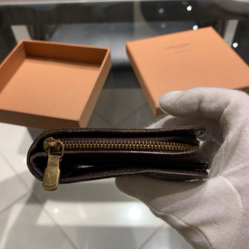 Authentic Louis Vuitton Damier Compact Folding Wallet