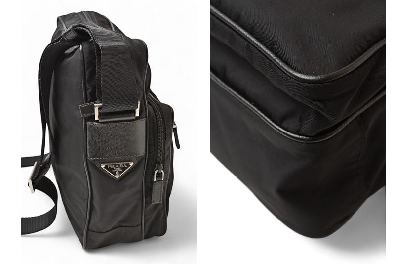 Prada Shoulder Bag Prada Crossbody Bag Nylon Black Va0189