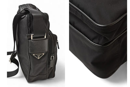 Prada Shoulder Bag Prada Crossbody Bag Nylon Black Va0189
