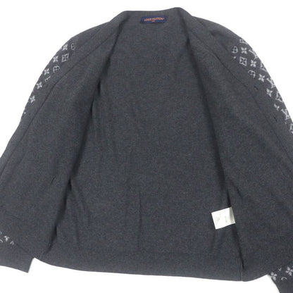  Louis Vuitton 23SS 1aatly Wool Cashmere Monogram Mix Logo Button V-neck Knit