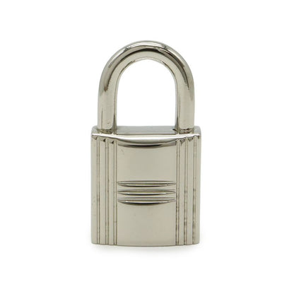 Hermes Cadenas Padlock No104 Key Keyed Metal Silver