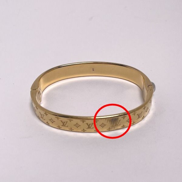 Louis Vuitton M00251 Monogram Cuff Nanogram S Size
