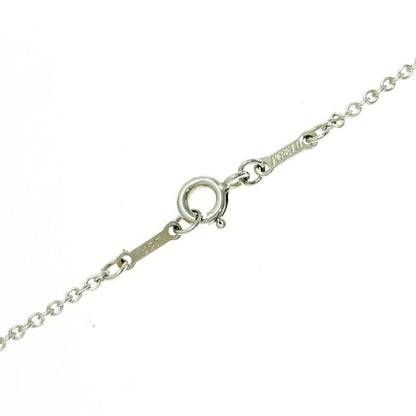 Tiffany & Co Silver Elsa Peretti Open Heart 3strand Necklace 4.3g 925 Engraved