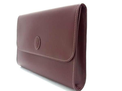 Cartier Must Line Leather Clutch Bag Second Bag Men's Women's