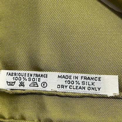 Hermes Scarf Carre 90 Lhiver EN Poste Winter Mail Coach 100% Silk Brown