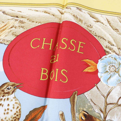 Hermes Carré 90 Chasse Au BOIS Hunting In The Woods 100% Silk Scarf Multi Made