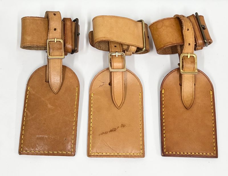 Louis Vuitton Name Tag Poinier Handle Holder Set Of 3 03bs225