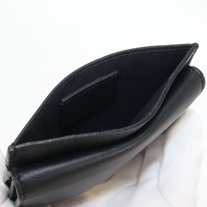 Fendi Baguette 8m0423 Card Case Nappa Leather Women