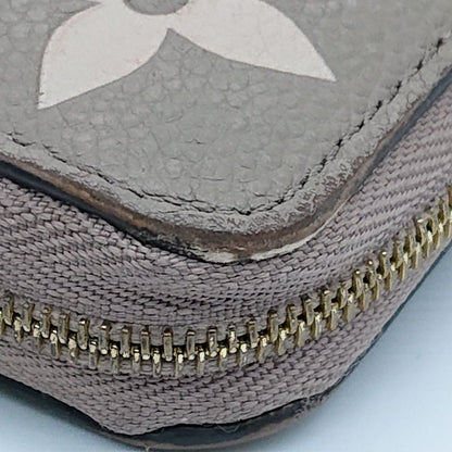 Louis Vuitton Zippy Coin Purse Bicolor Monogram Empreinte Beige