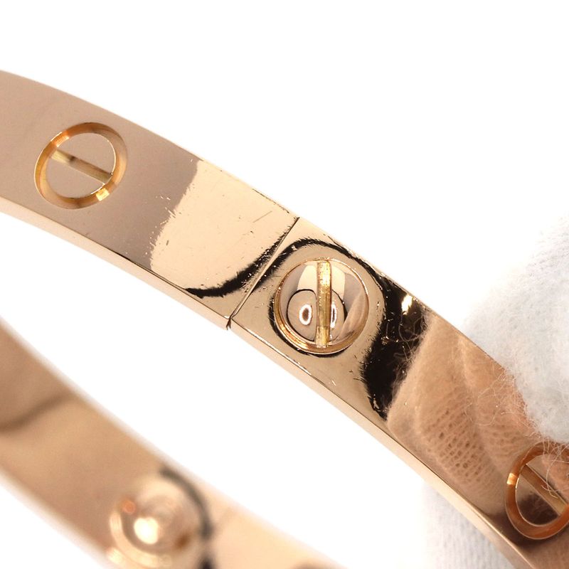 Cartier Love Bracelet With Pink Sapphire Driver #16 Bracelet 18K Pink Gold