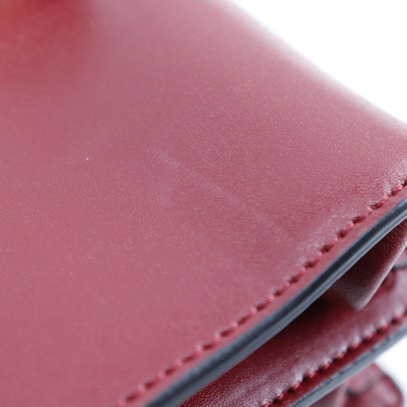 Fendi Mini Canai 8m0381 A417 Calf Red Ladies Shoulder Bag