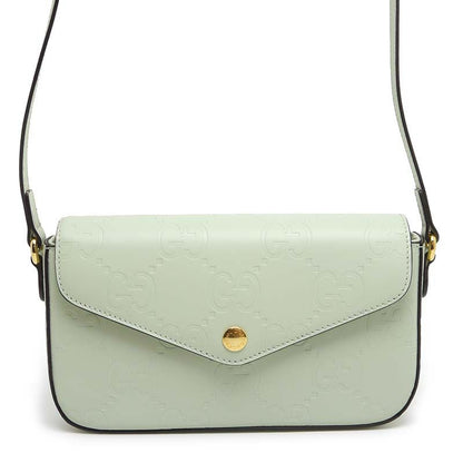 Gucci GG Super Mini Shoulder Bag 772794 Green Crossbody