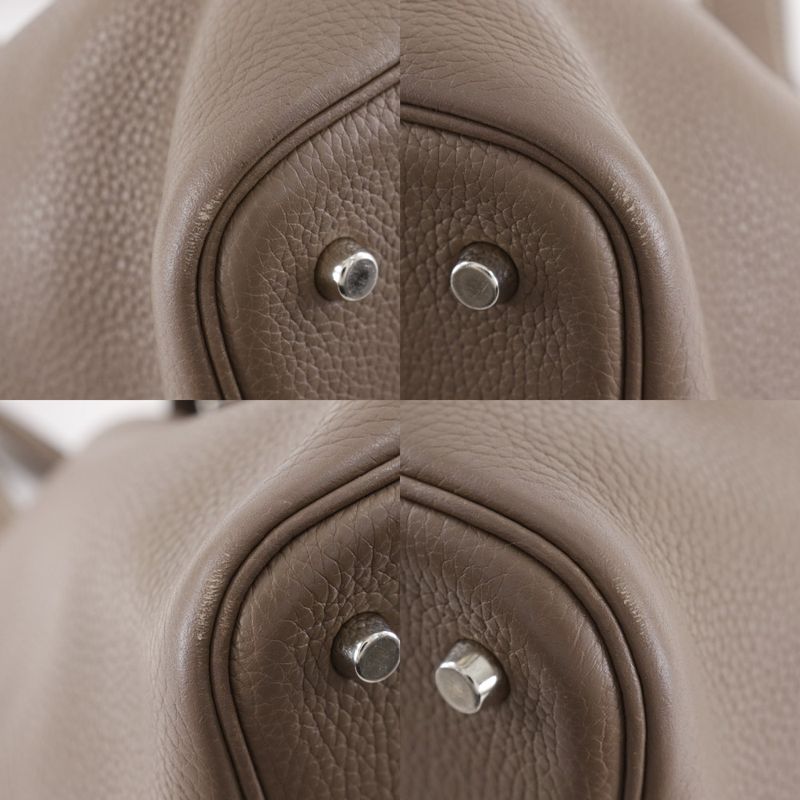 Hermes Picotin MM Taurillon Clemence Etoupe □I Ladies Handbag