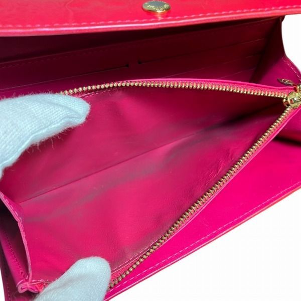 Louis Vuitton Monogram Vernis Portefeuille Sarah M91765 Long Wallet For Women