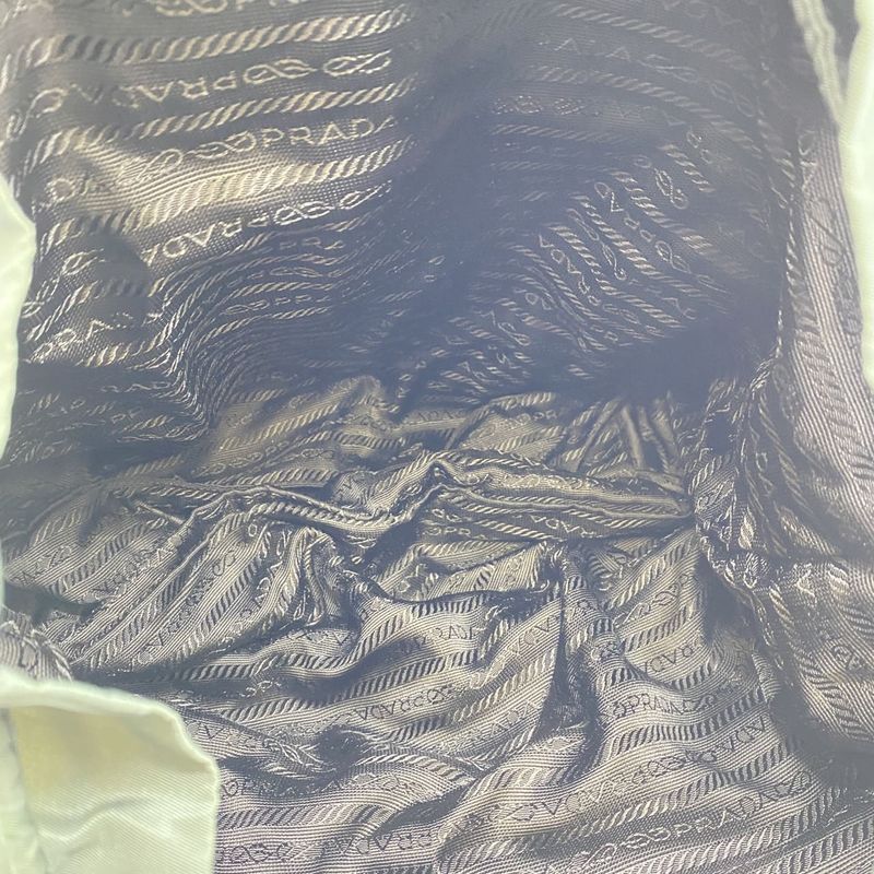 Prada Backpack Sac Daypack Backpack Nylon Khaki Women Men Vintage Fashion