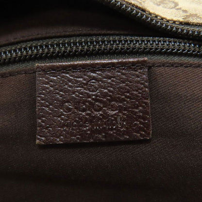 Gucci 131230 GG Sherry Line Handbag Canvas Women