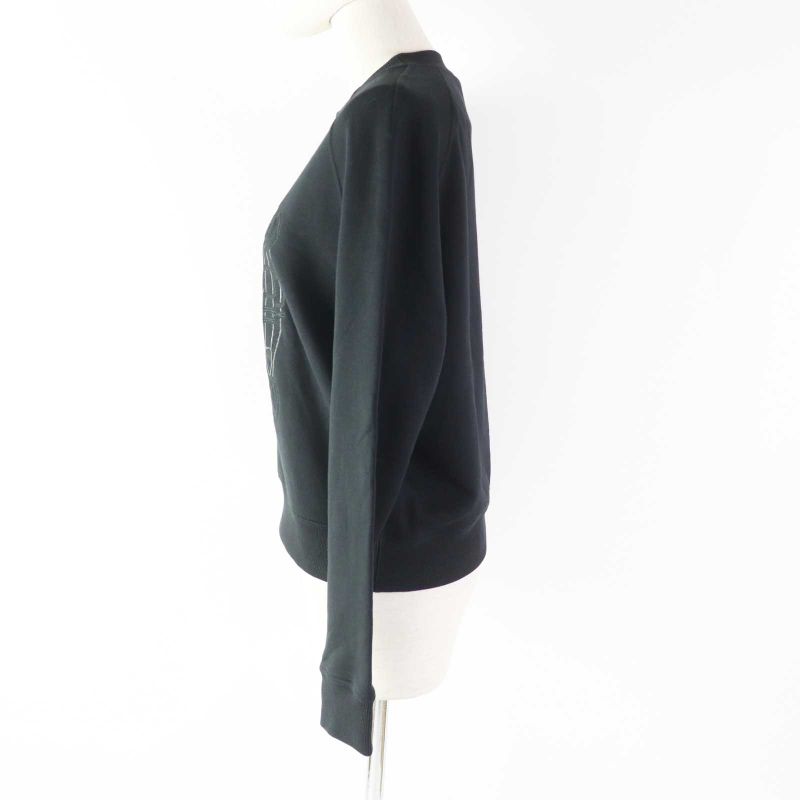 Hermes 22SS 2e4609dq Cotton Embroidered Long Sleeves Sweatshirt/ Sweatshirt