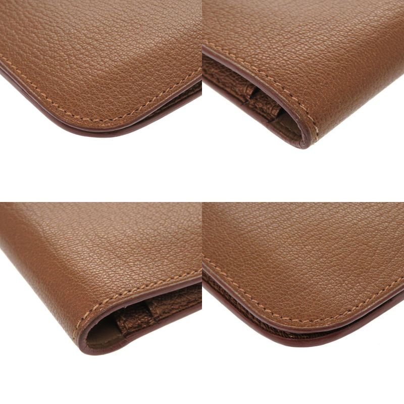Hermes Dogon GM Midosuji Limited Chevre Bronze Silver Hardware □K Engraved Long