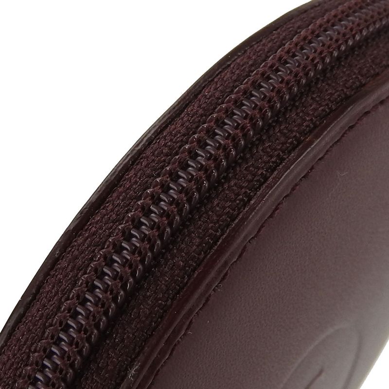 Cartier Coin Case Kl033794 Must Line Leather Bordeaux Goldhardware Small