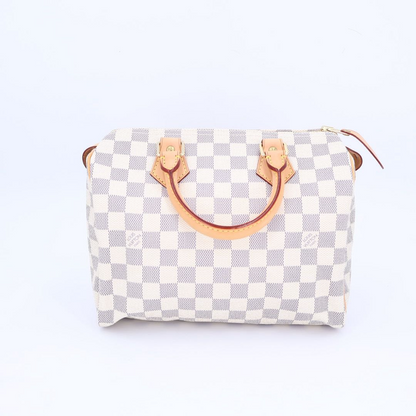 Louis Vuitton Mie Azure Speedy 25 Handbag Mini Boston Bag N41534