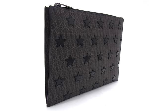 Saint Laurent PVC X Leather Star Clutch Bag Second Bag Men's Brownish