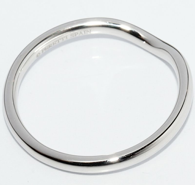 Tiffany & Co Ring Pt950 Curved Band Ring Width 2mm (008in)