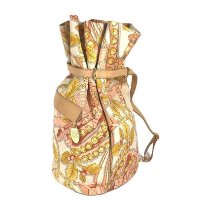 Loewe Shoulder Bag All Over Canvas Orange