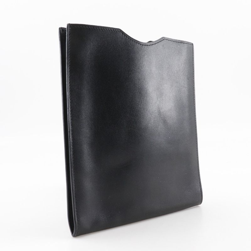 Hermes Onymetou Calf Black Unisex Shoulder Bag