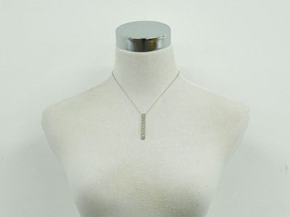 Authentic Tiffany & Co Tiffany & Co Atlas Bar Plate 925 Necklace Pendant Silver