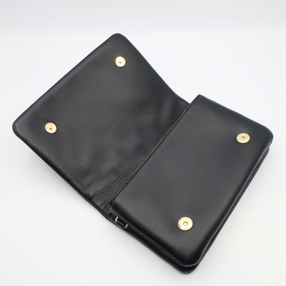 Louis Vuitton Pochette Cousin Shoulder Bag M82116 Monogram Black Gold