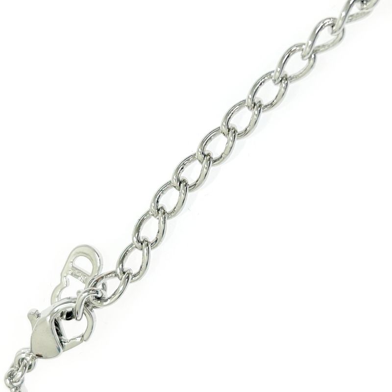 Christian Dior Metal Dior Logo Bracelet Ladies Silver 350148 Bracelet