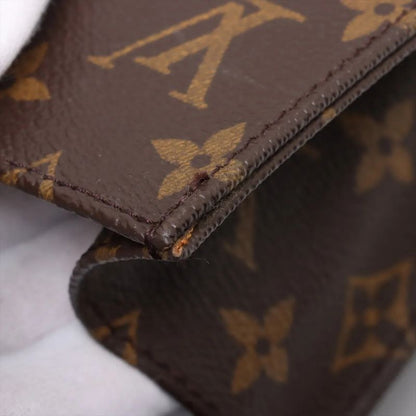 Louis Vuitton Monogram Sac Pura M51140 Leather Tote Bag Shoulder Hand A4 Brown