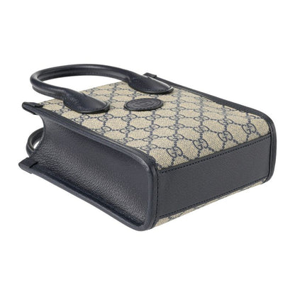Gucci Shoulder Bag GG Supreme Beige/blue