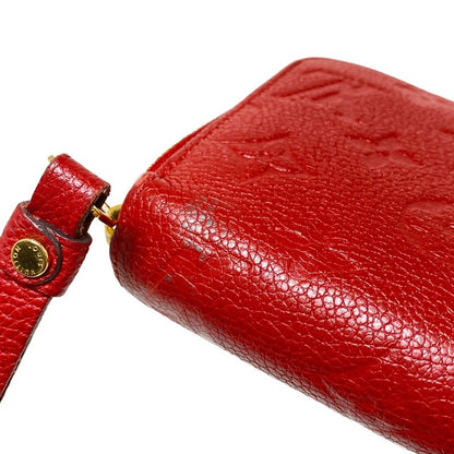 Louis Vuitton Monogram Empreinte Zippy Wallet M63691 Scarlet