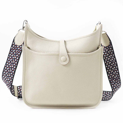 Hermes Evelyn 3PM Beton Silver Hardware Sangle Zigzag Taurillon Clemence