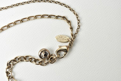 Chanel Necklace Pendant Bracelet Chanel Coco Rhinestones Multicolor Gold