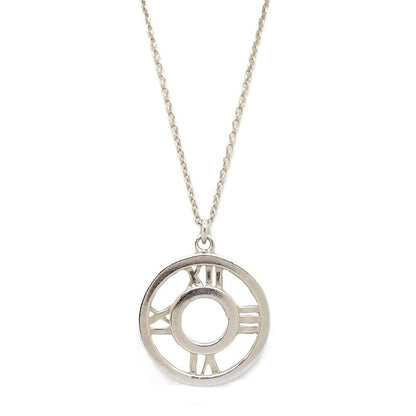 Tiffany & Co Tiffany & Co Atlas Necklace Sv925 39g Silver Medallion Circle 2003