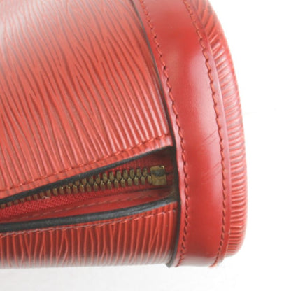 Louis Vuitton Le Sac M52287 Tote Bag Epi Leather Red Ladies