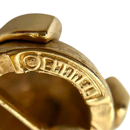 Chanel Earrings Metal Coco Mark Gold