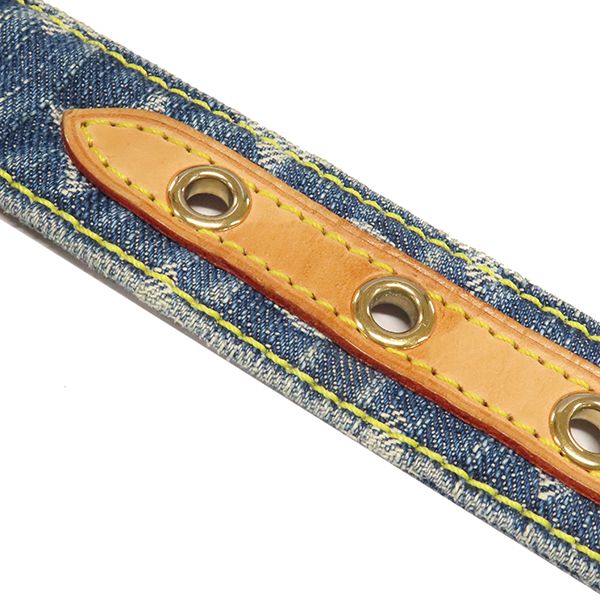 Louis Vuitton Body Bag Bum Bag Monogram Denim Blue Gold Hardware Blue Denim