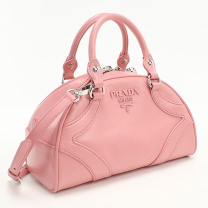 Prada 2WAY Bow Ring Bag 1bb071 Boston Bag Leather Women