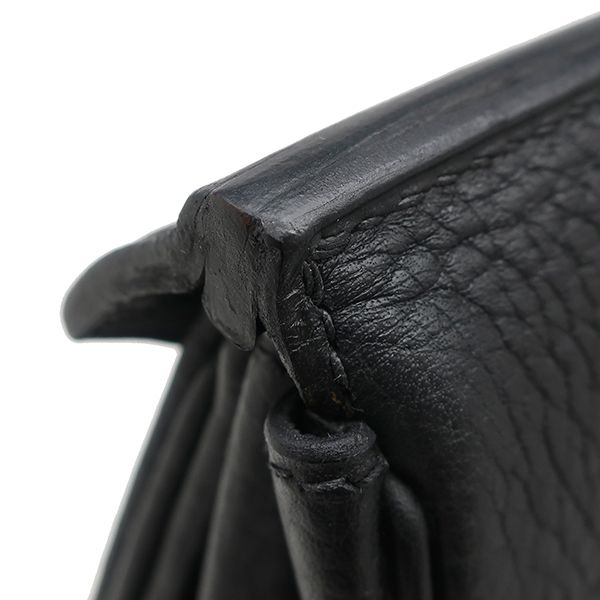 Hermes Handbag Birkin 35 Fjord Black Gold Hardware Black H Engraved [storage