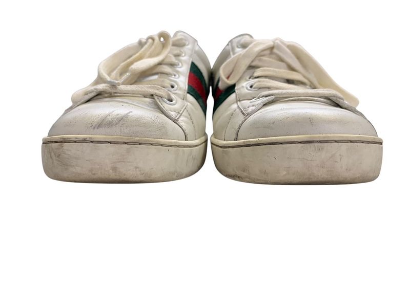 2121 Gucci Sneakers Ace Embroidery Bee Sherry Line 429446 Preowned Uk7 Approx