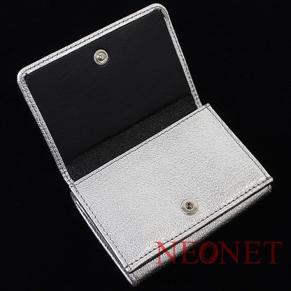 Balenciaga Leather Everyday Design Trifold Mini Wallet D7952