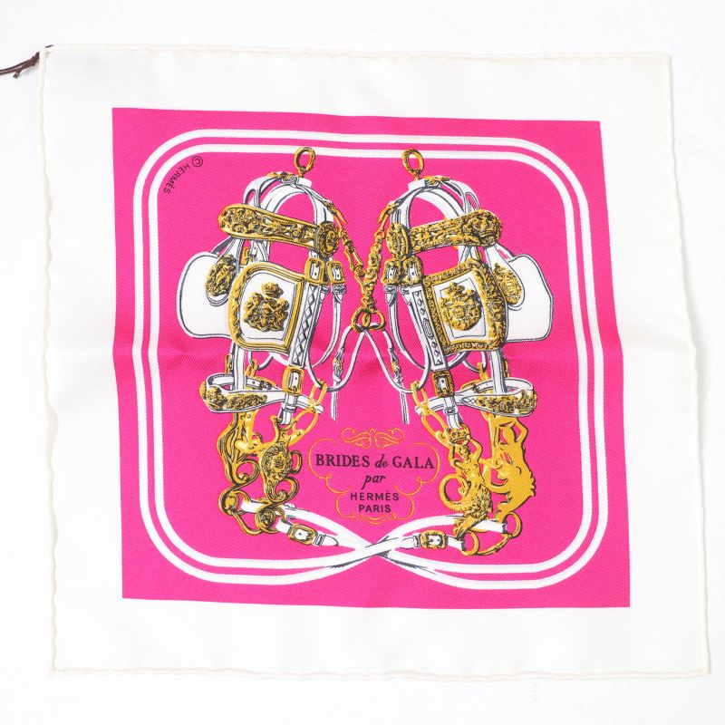 Hermes Carre Nano 20cm (7.87in) Brides De GALA Brides De GALA Ceremonial Maitre