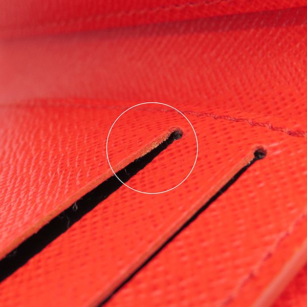 Louis Vuitton Bifold Wallet Portefeuille Lisa Monogram Canvas Tonic Orange Gold