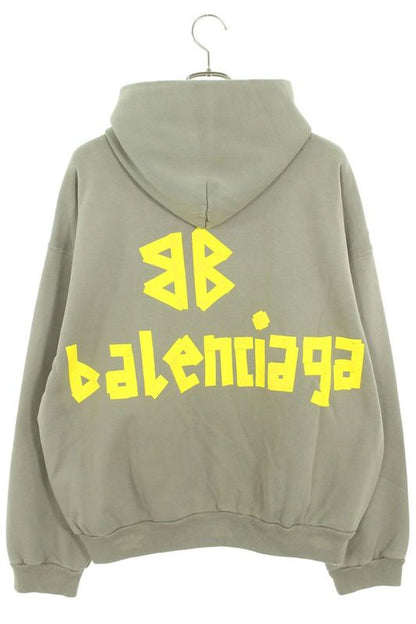 Balenciaga 25SS 744441 Tqva9 Vintage Finish Pullover Hoodie Men's S