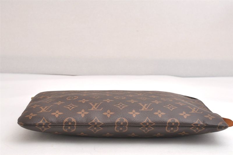 Louis Vuitton Monogram Etui Voyage MM Clutch Bag Wallet M44499 LV 3345n