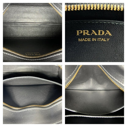 Prada Esplanade Bag Shoulder Bag 1bh043 Black X Brown